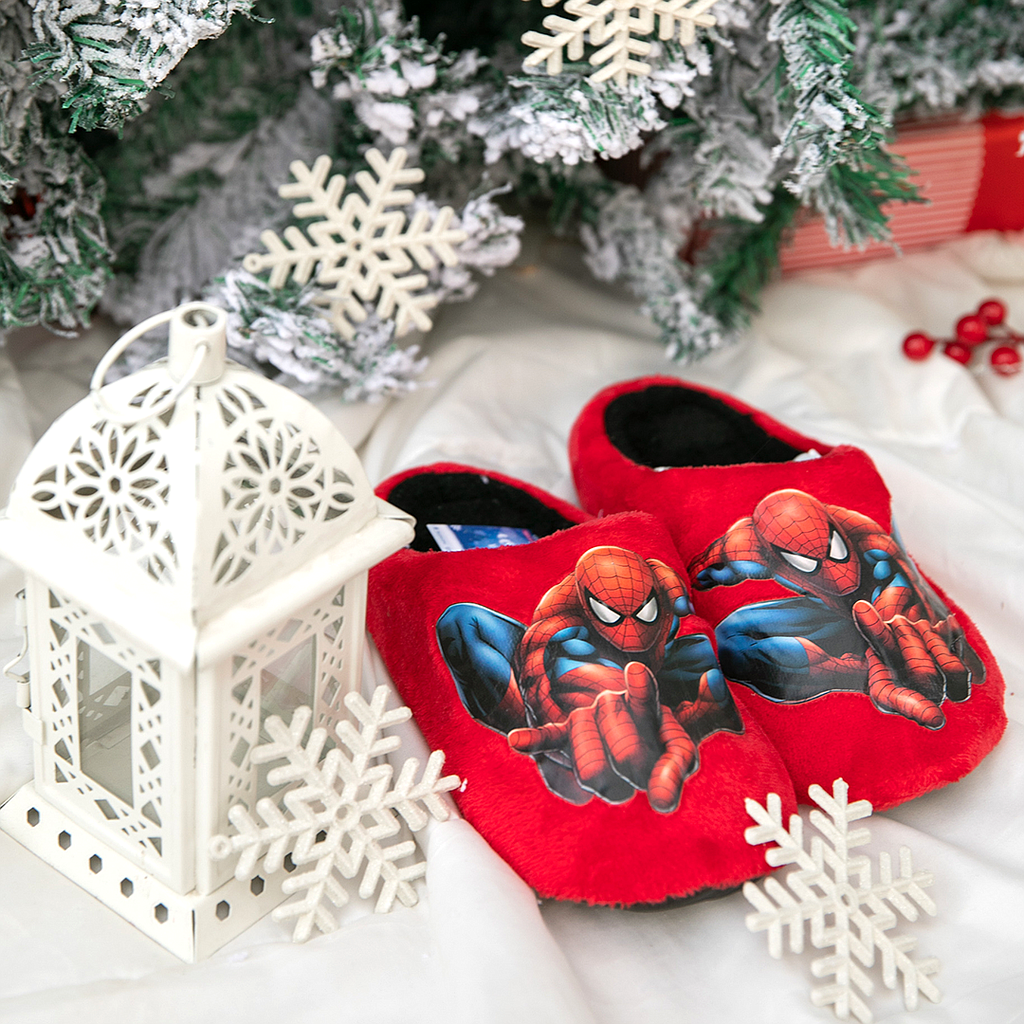 Kids spiderman slippers sales