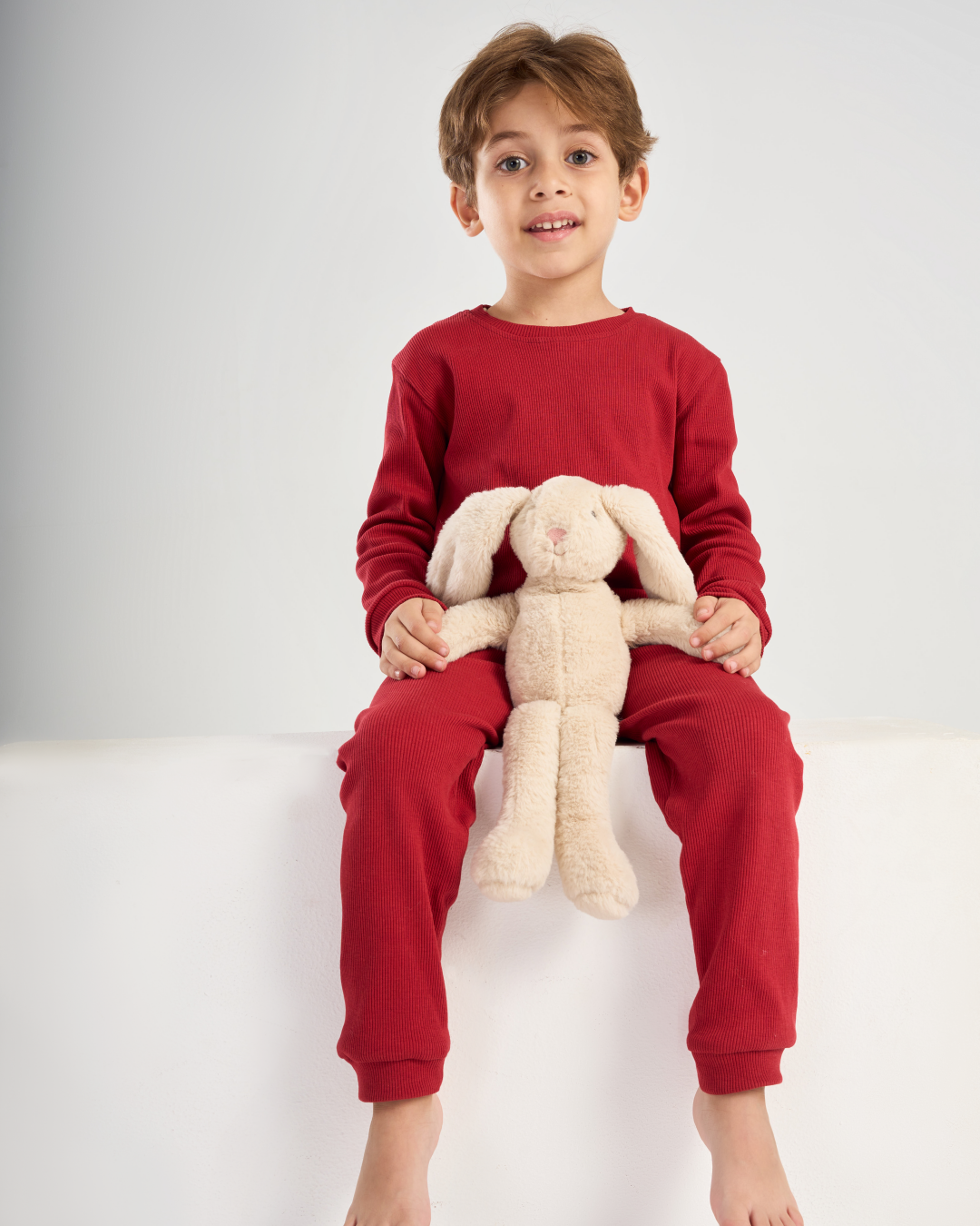 Ribbed children's warmer set