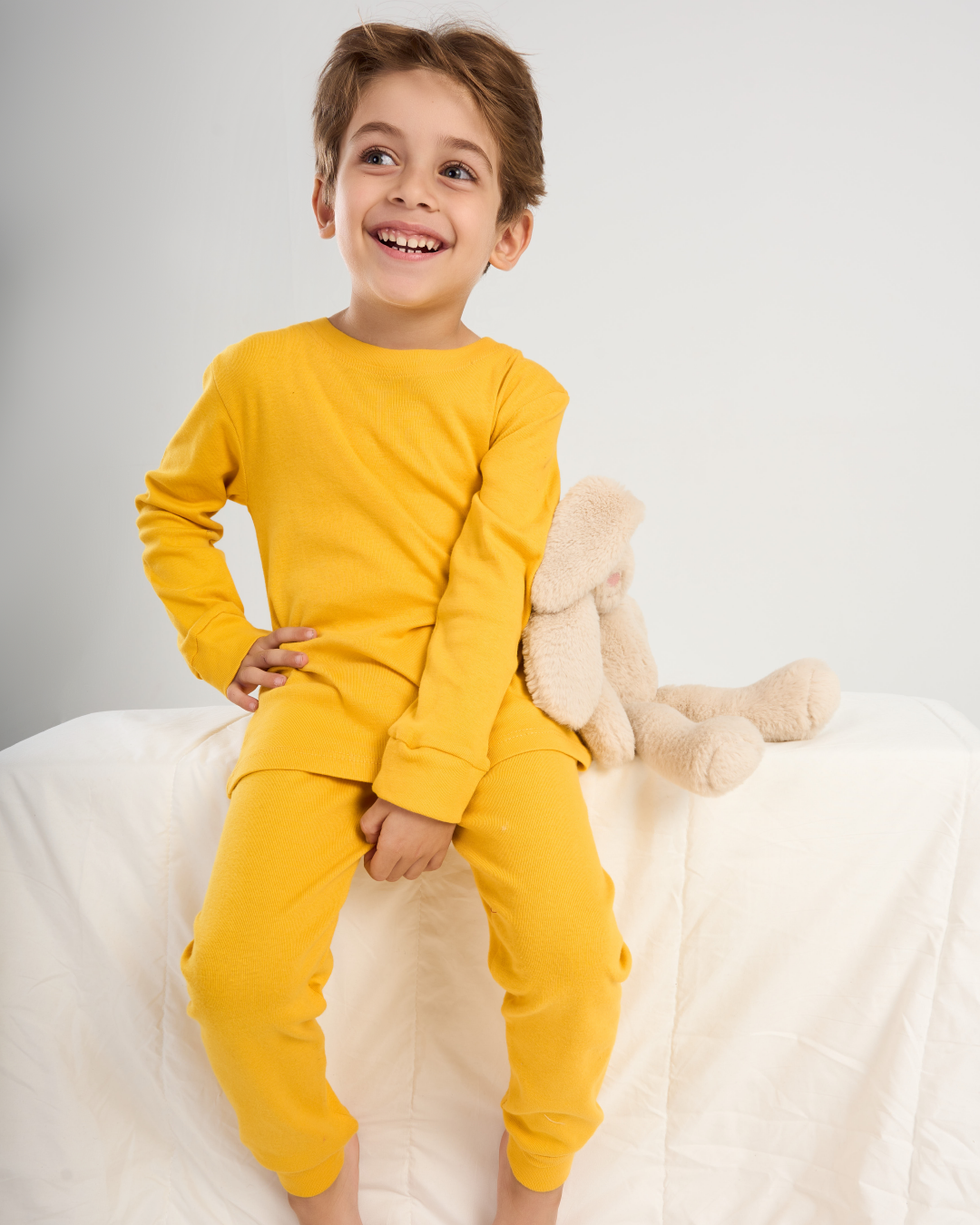 Ribbed children's warmer set