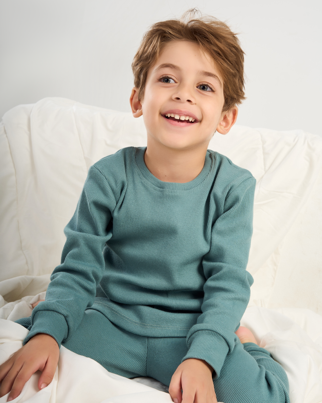 Ribbed children's warmer set