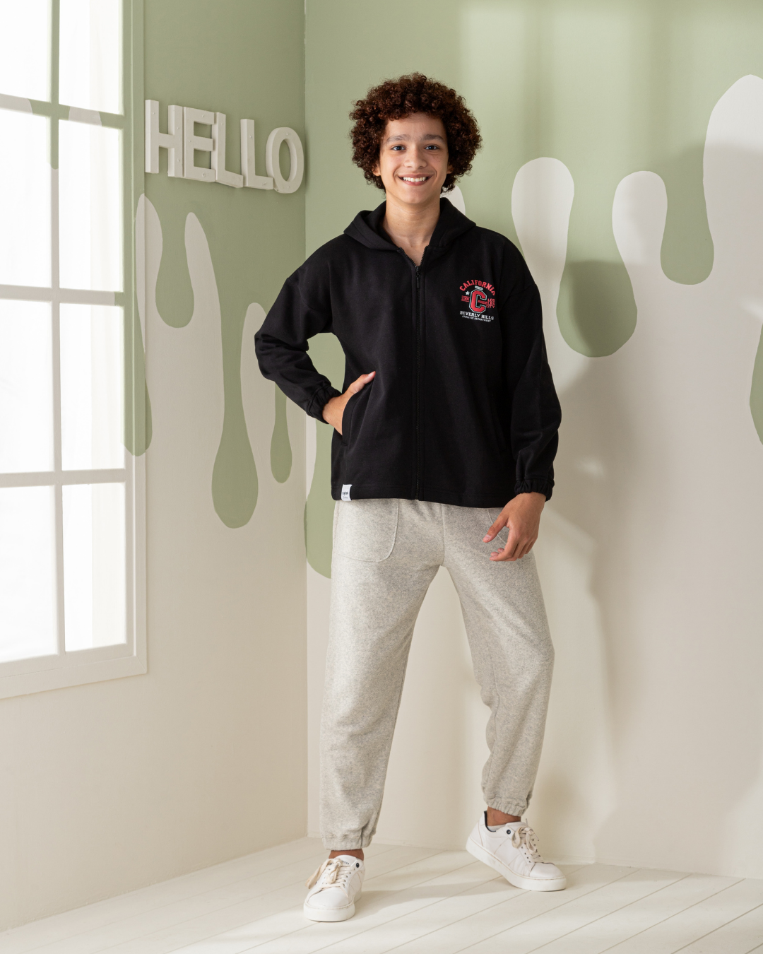 Varsity boys long sleeve pajamas