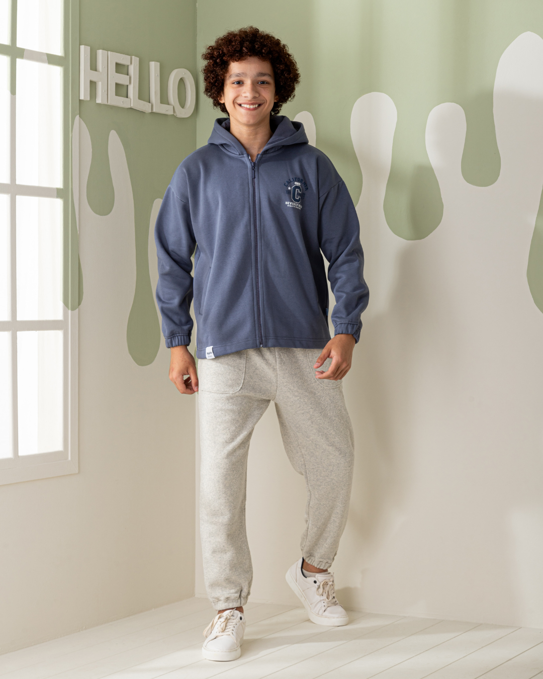 Varsity boys long sleeve pajamas