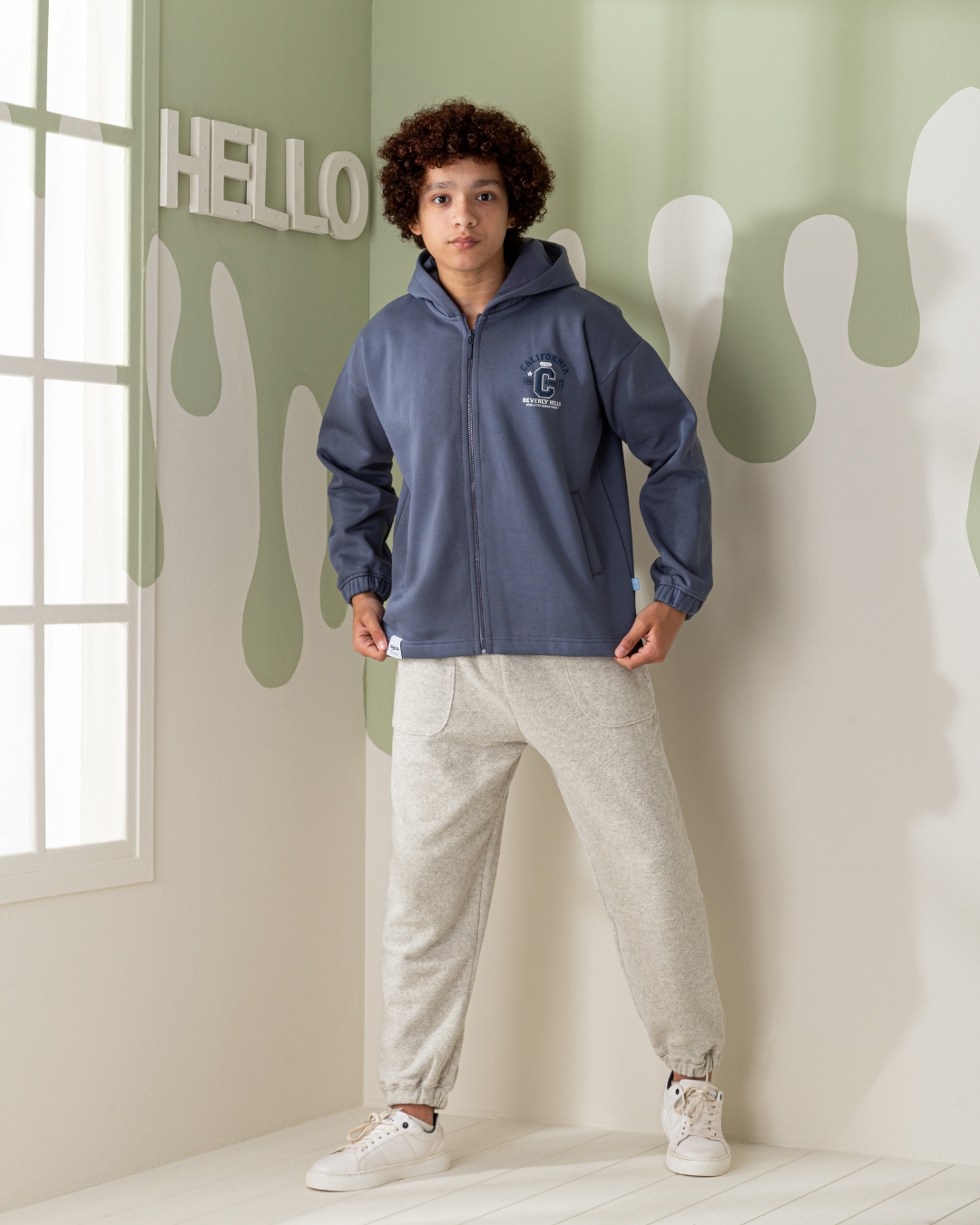 Varsity boys long sleeve pajamas