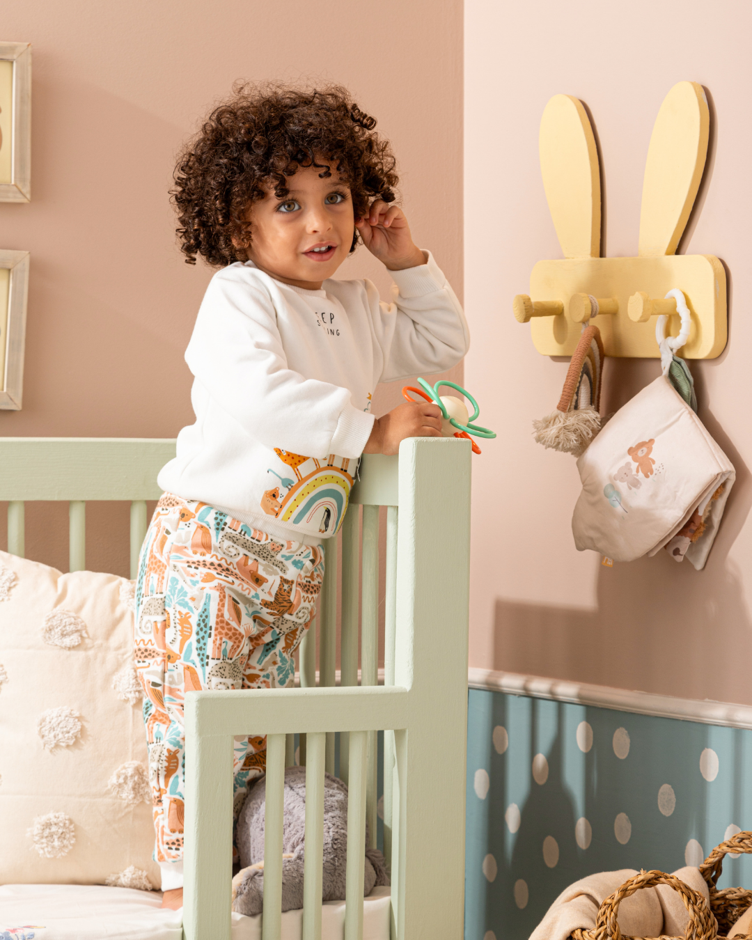 Keep Smiling Baby Boys' Pajamas, Milton Cotton