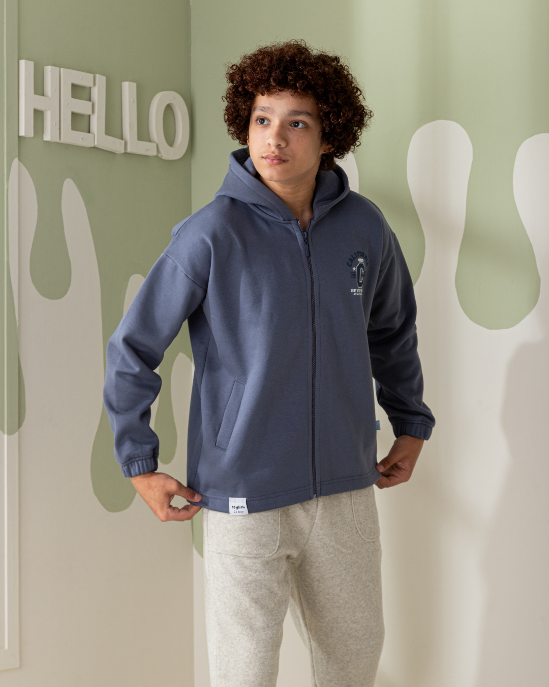 Varsity boys long sleeve pajamas