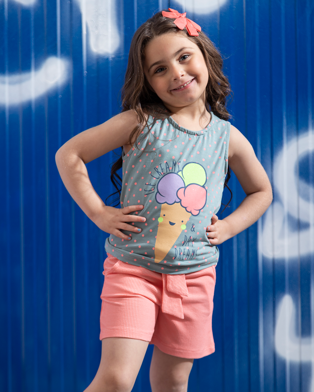 Ice Cream Day baby girl pajamas