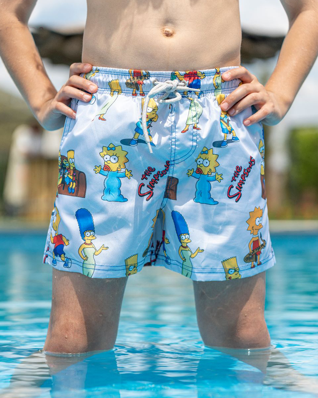 Simpsons hot sale swim trunks