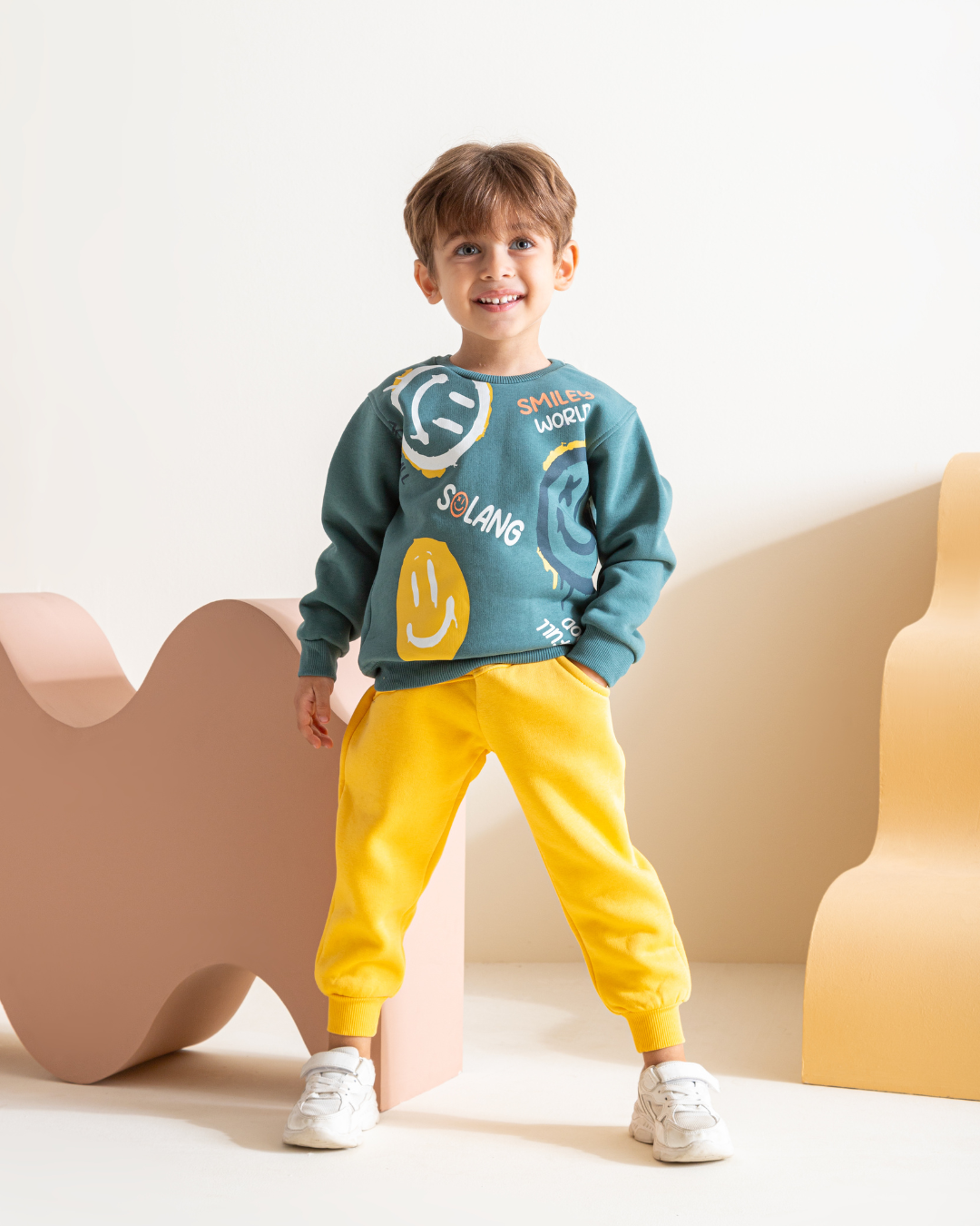 smiley world solang My children's pajamas