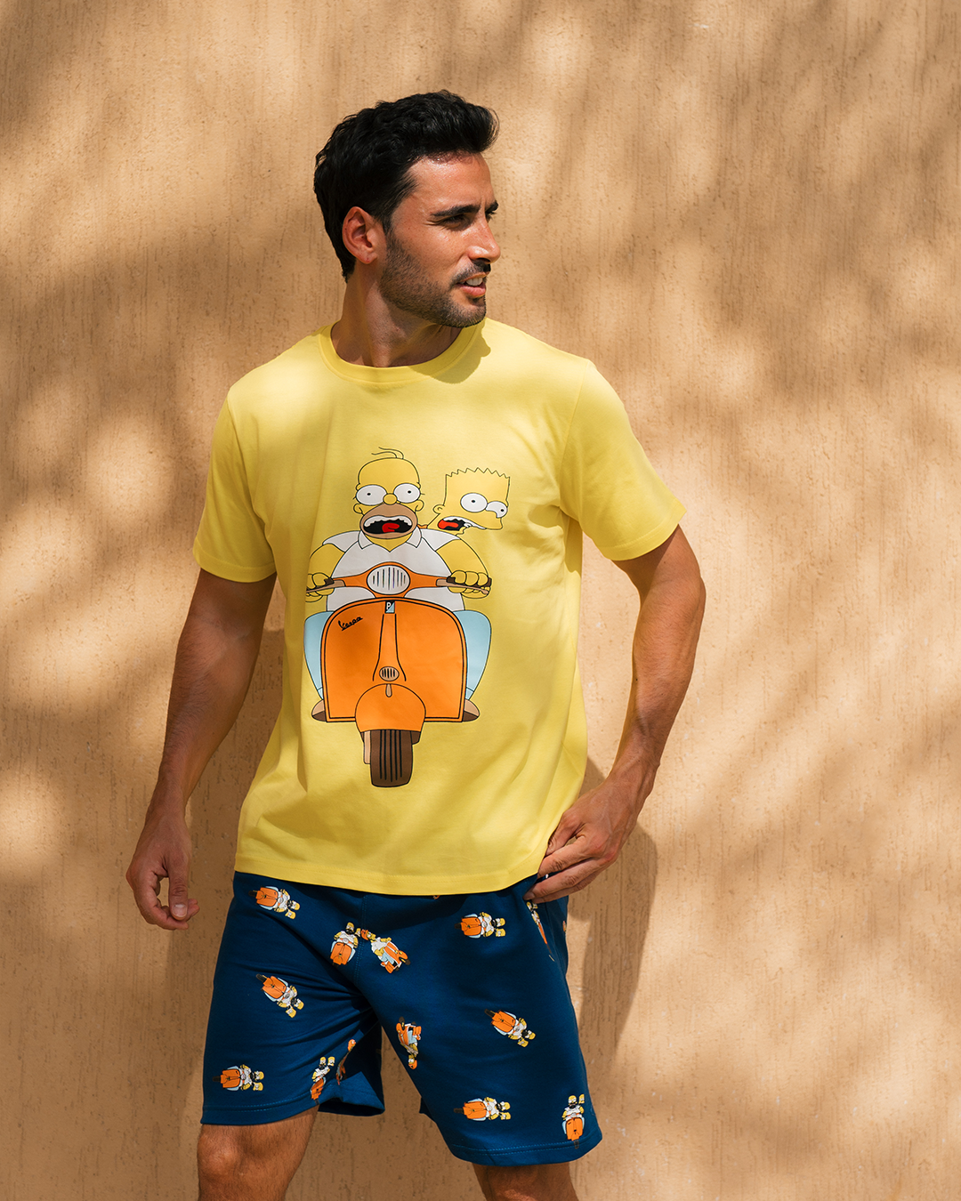 Simpson men's pajama shorts Vespa Simpson