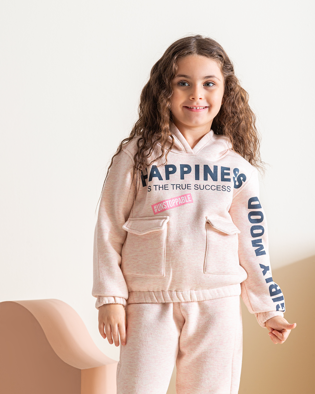 happiness is the true success Girls' pajamas