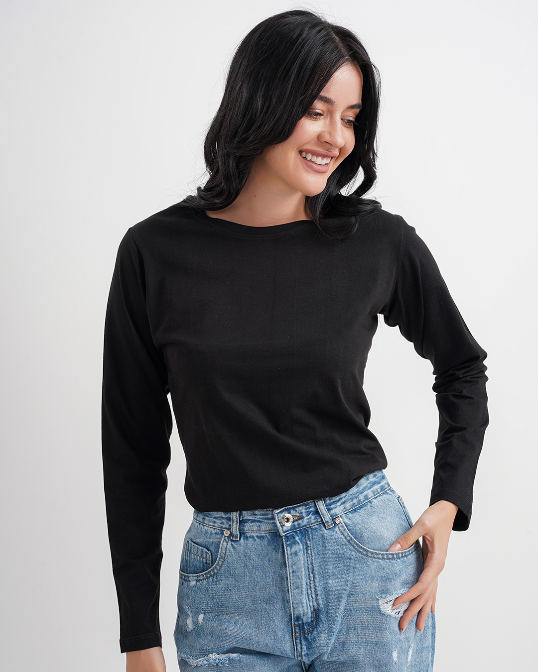 Plain sleeve women's T-shirt – 2segypt