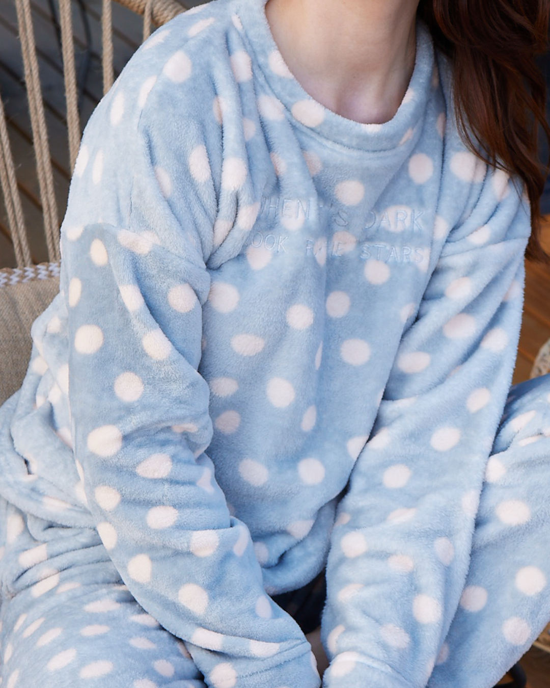 Women's Long Sleeve printed Polar Pajamas 
