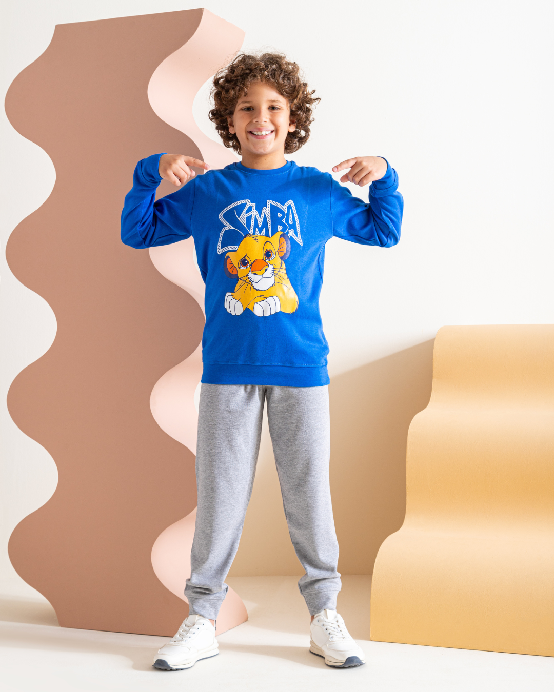 Simba boys' pajamas, interlock print set