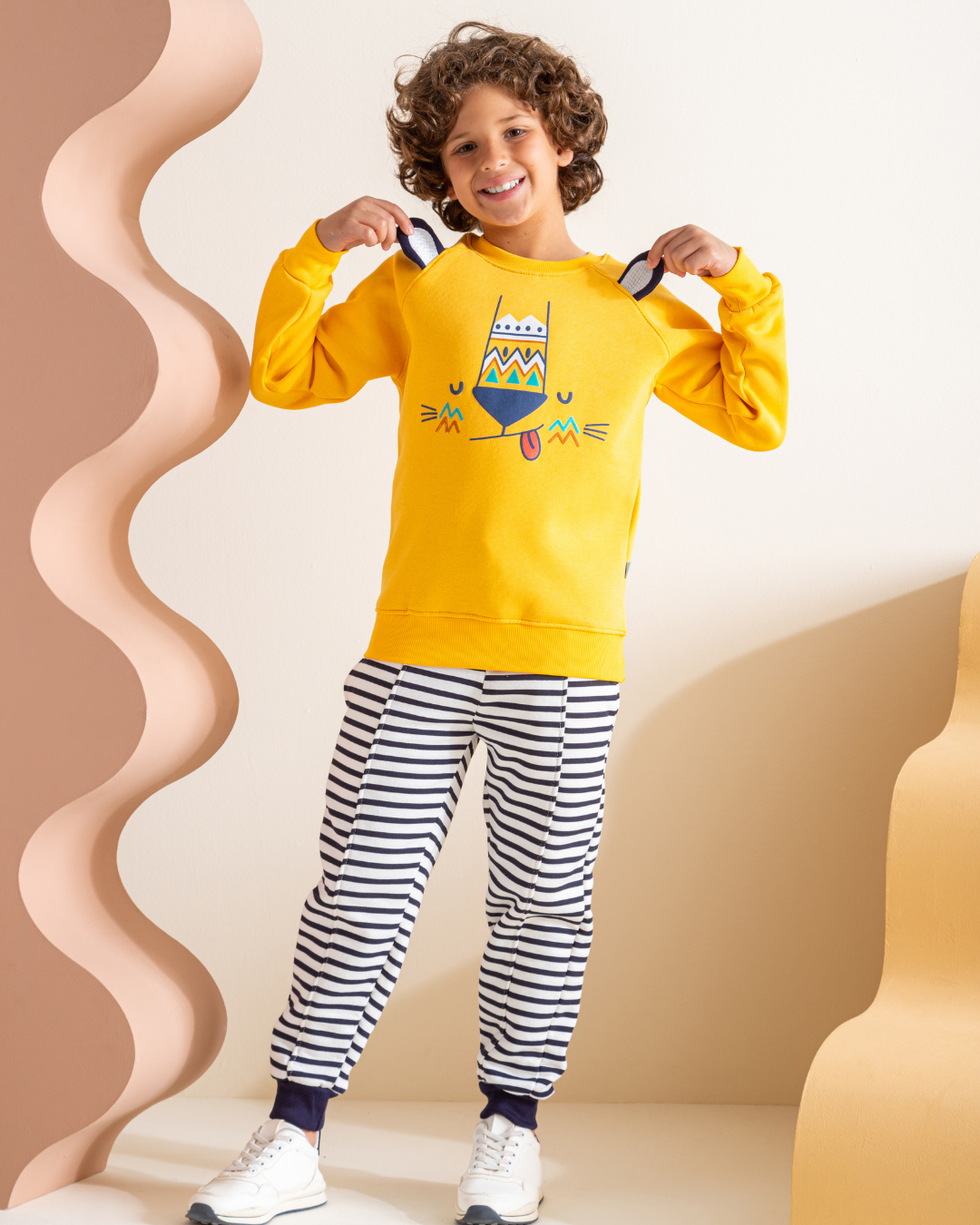 Lion Pajamas for my children, boys, Milton Stripe