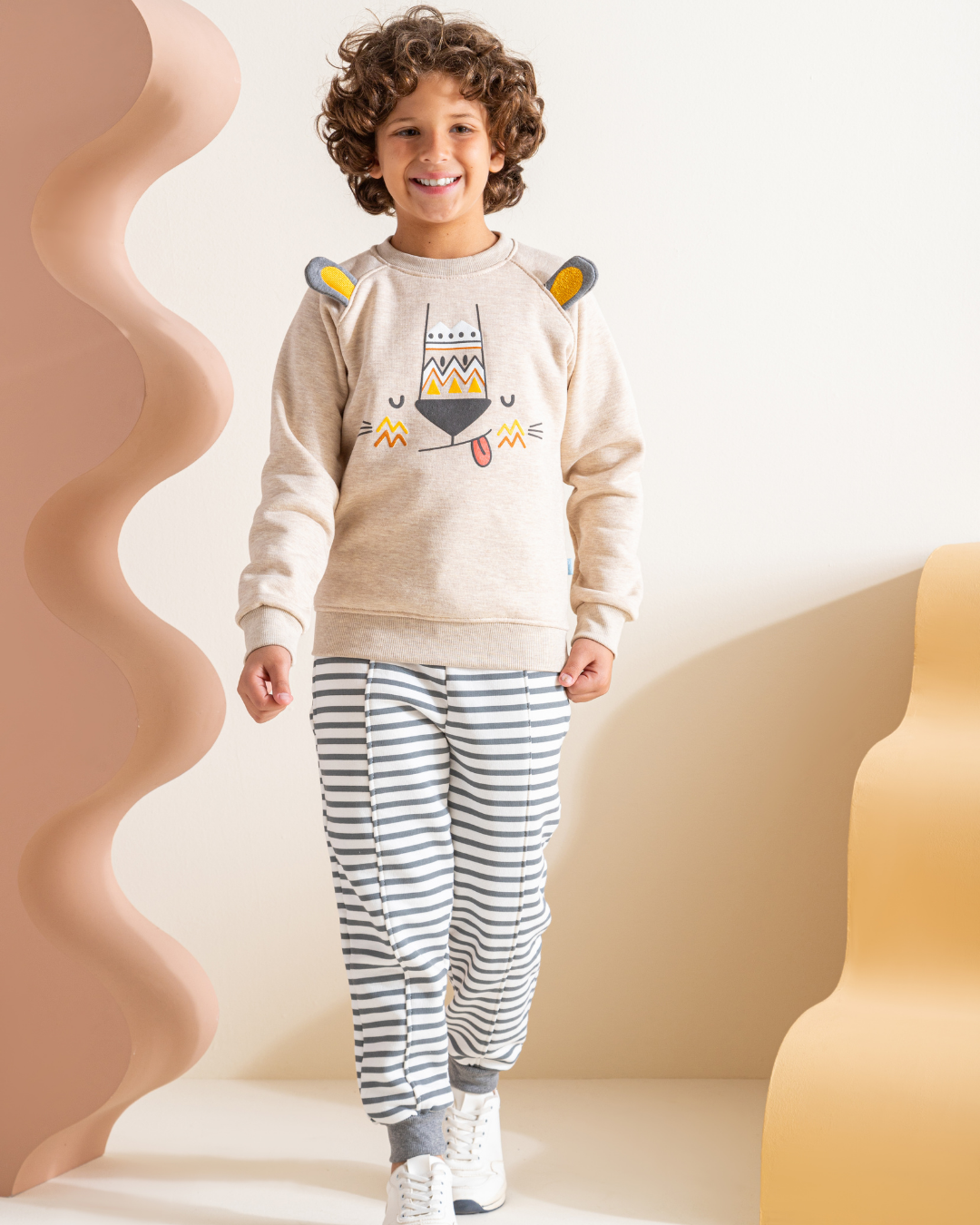 Lion Pajamas for my children, boys, Milton Stripe