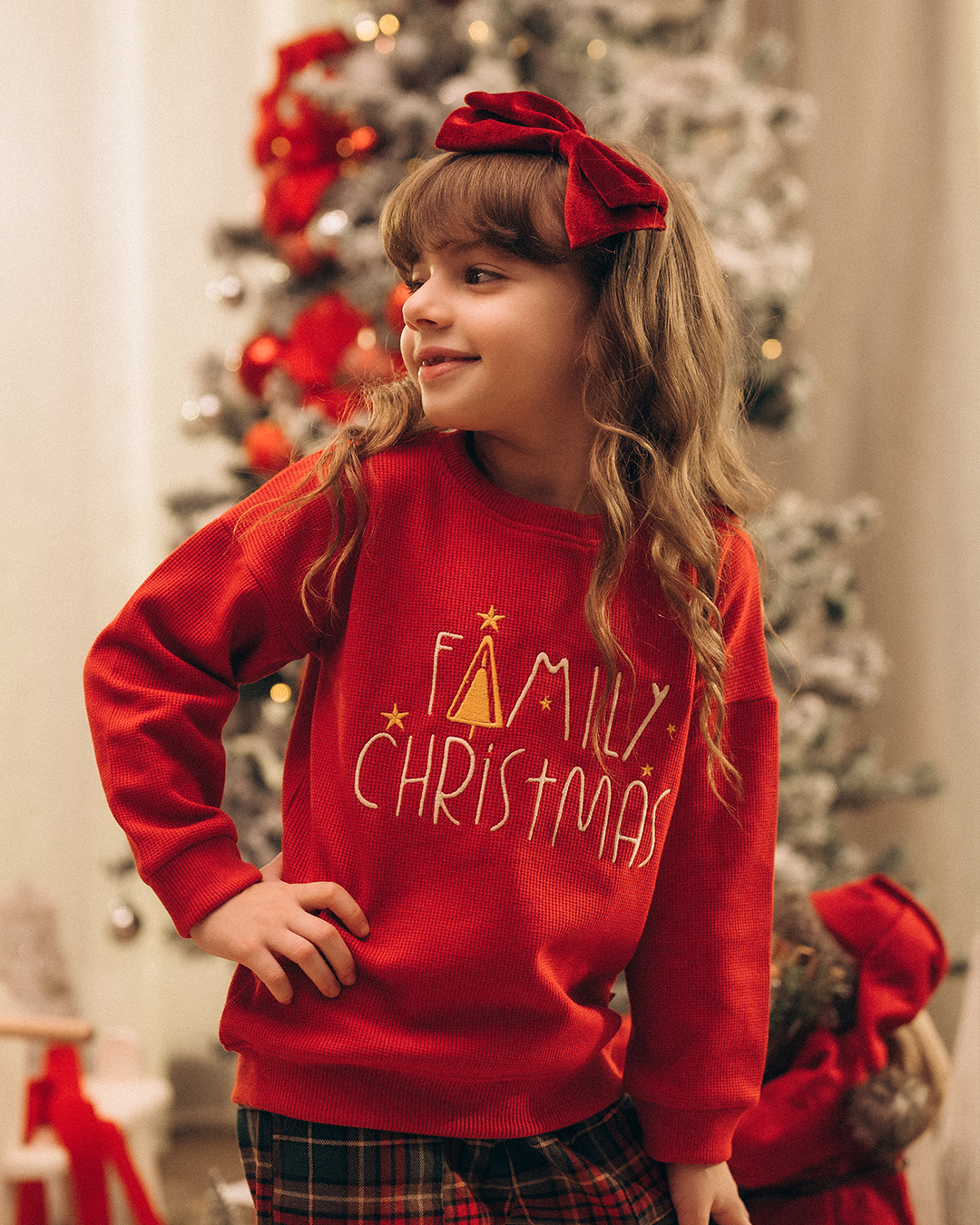 Unisex Christmas Pajama Embroidered Family Christmas 