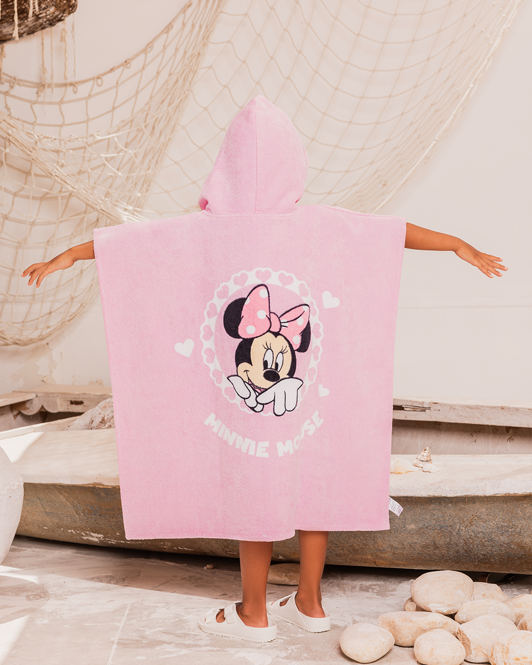 Minnie Mouse girls poncho