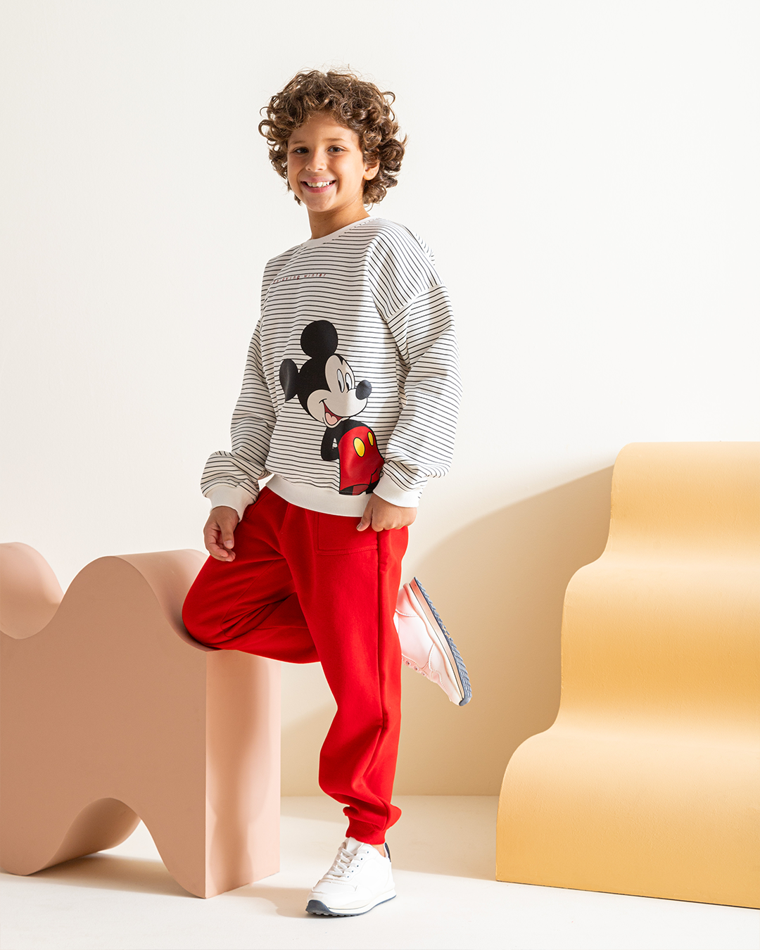 Mickey enjoying winter Disney boys pajamas