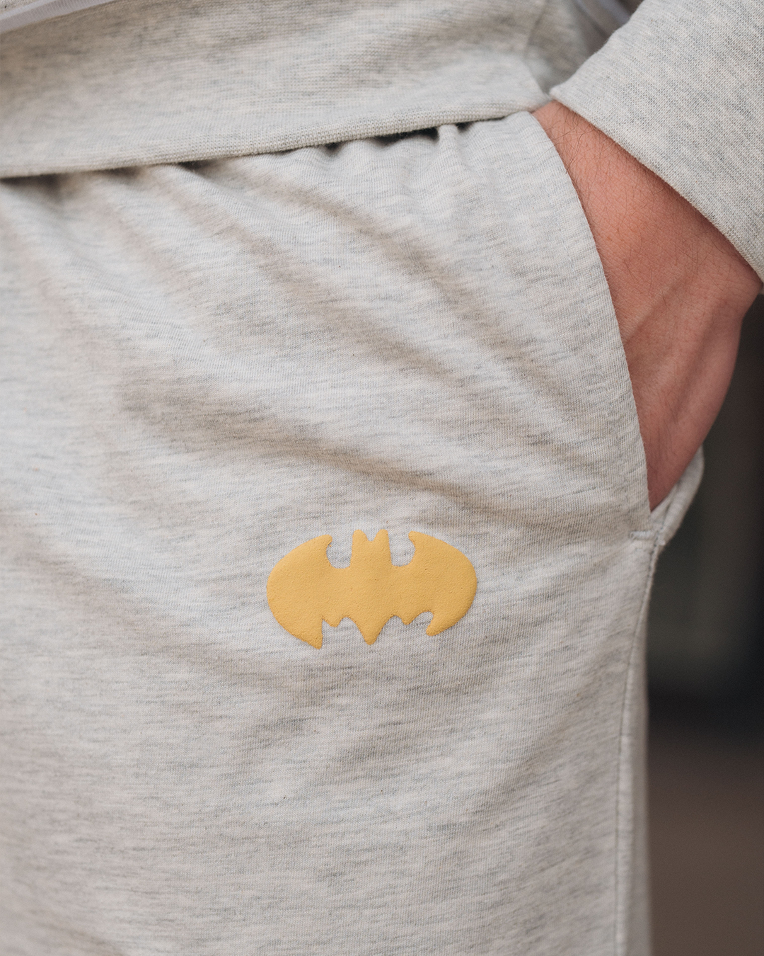 Batman needs to nap Men's long sleeve pajamas