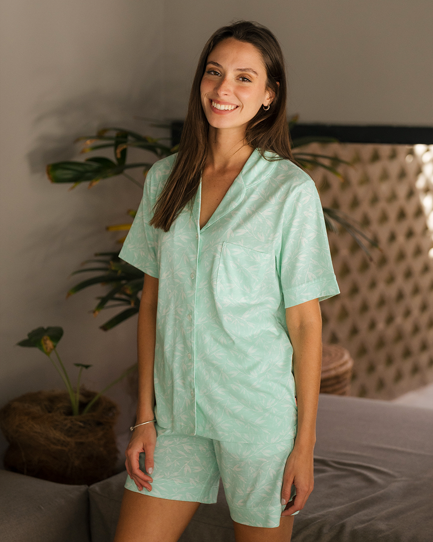 Flow lines Classic modal cotton pajamas for women