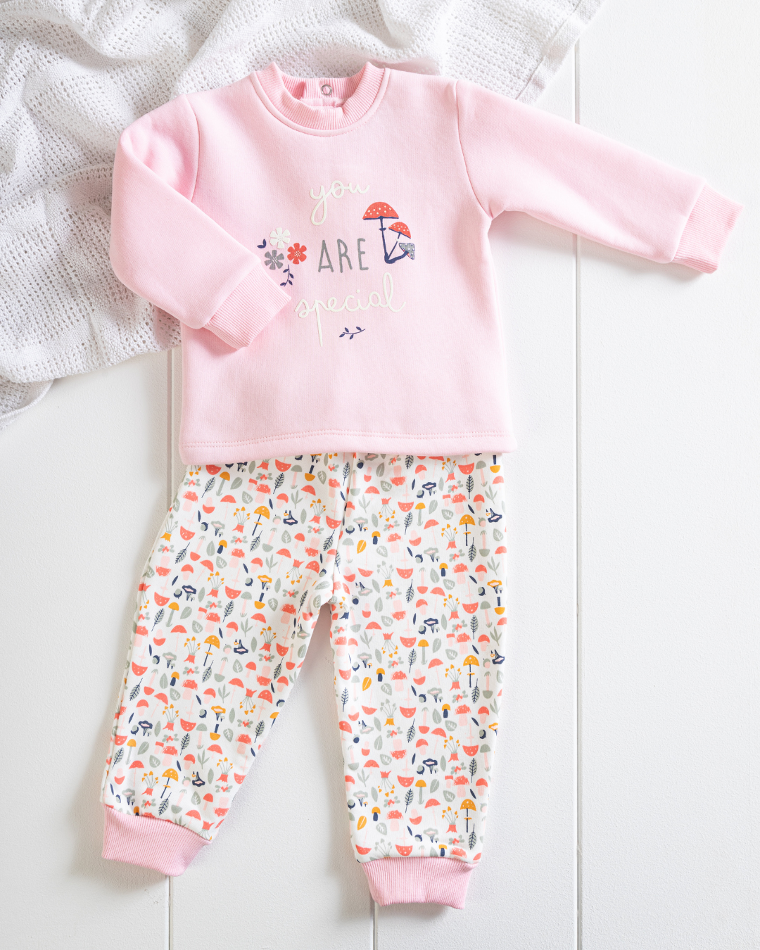 Sweet Baby/ Baby girls' meltone pajamas