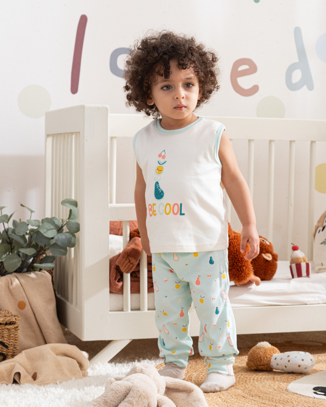 Be Cool Baby boys pajamas top cut and cotton pants