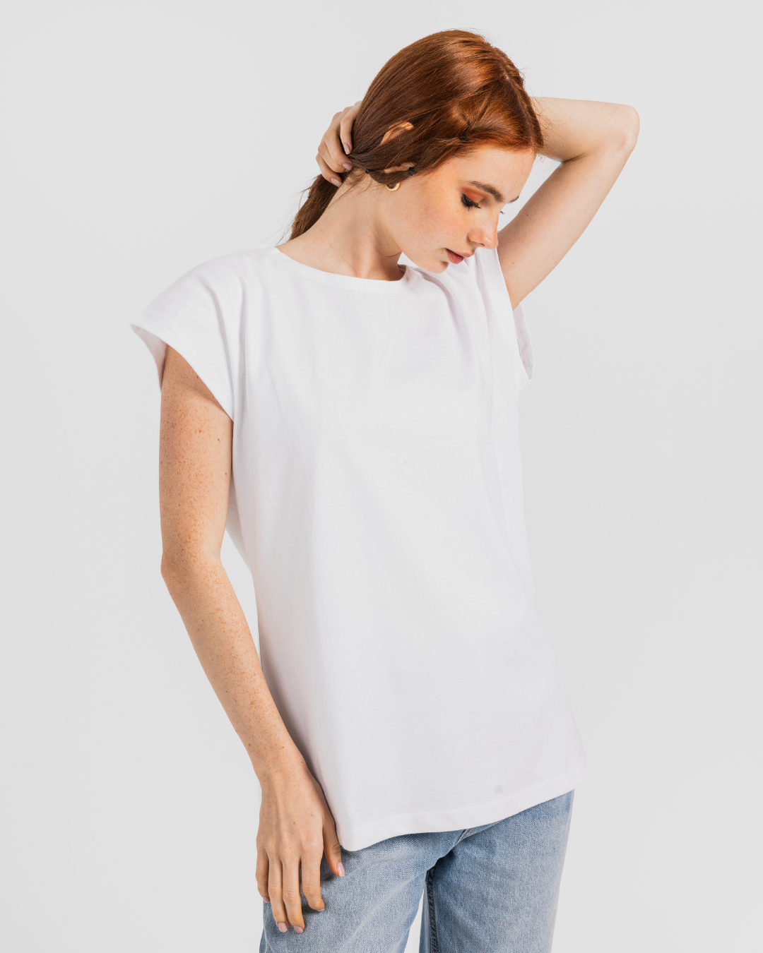 Women's Basic Plain Half Sleeve T-Shirt