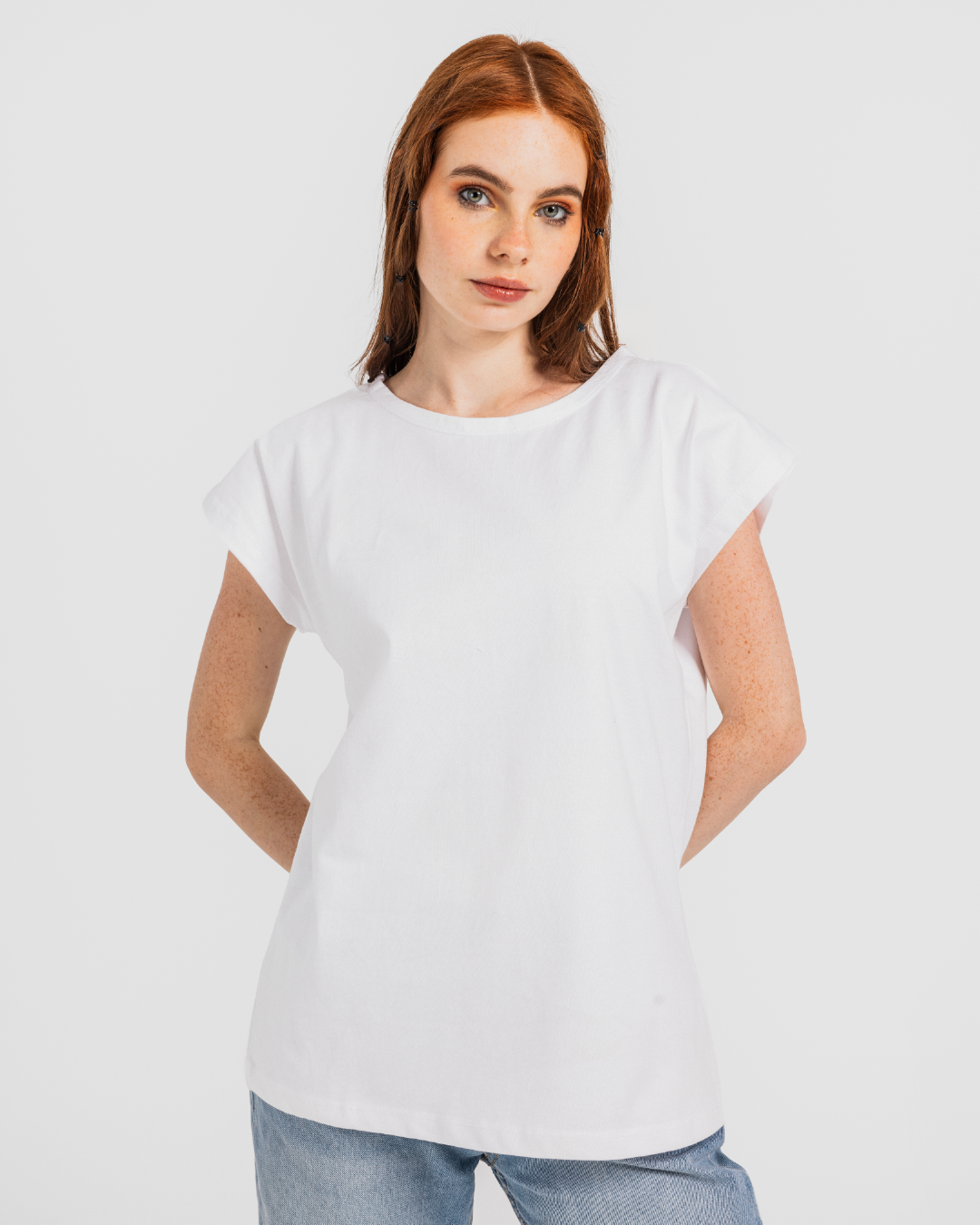 Women's Basic Plain Half Sleeve T-Shirt