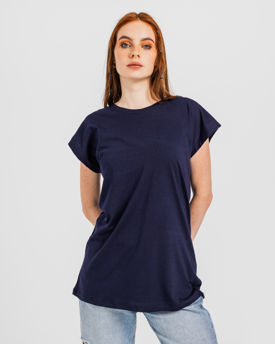 Women's Basic Plain Half Sleeve T-Shirt