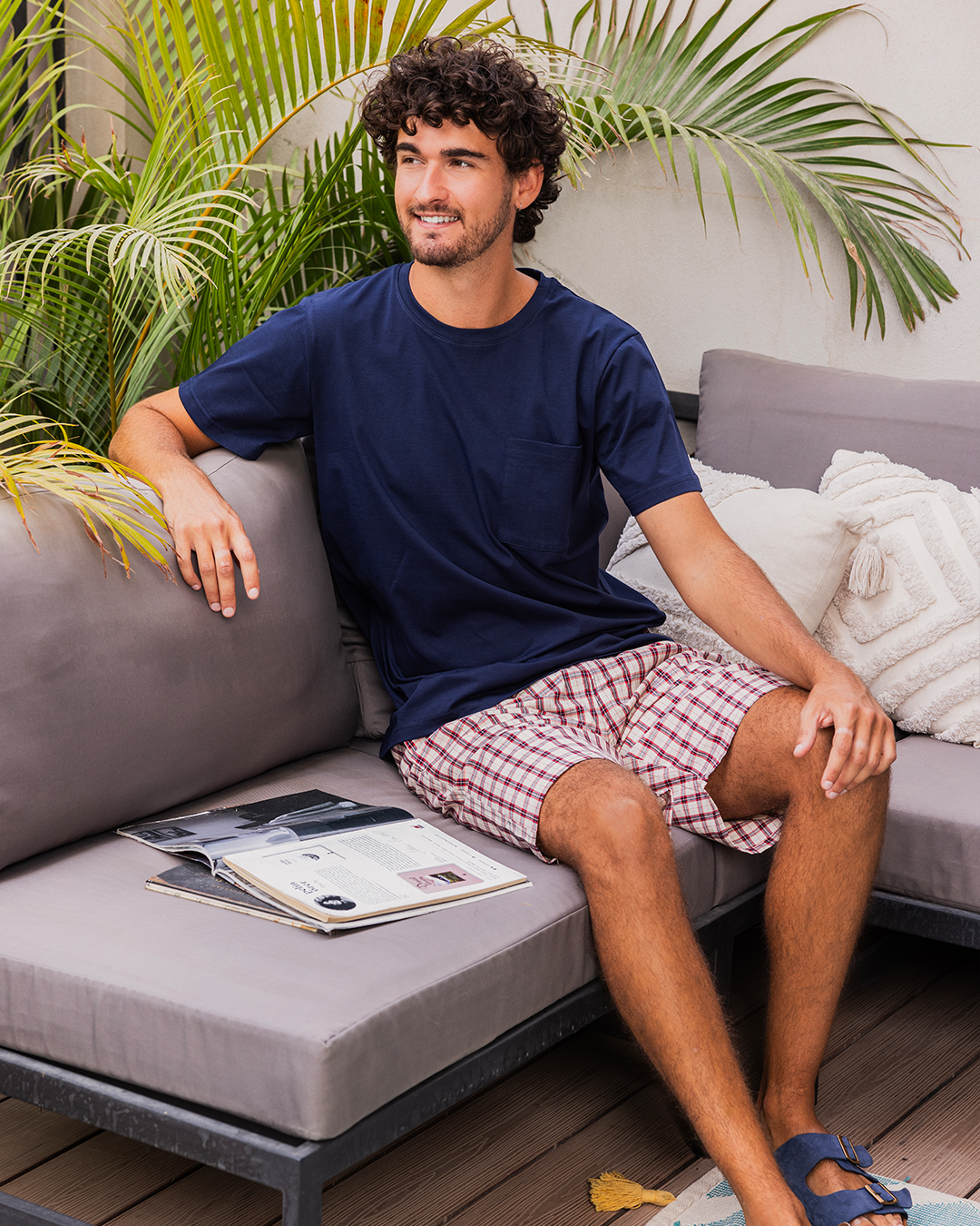 Men's pajama shorts