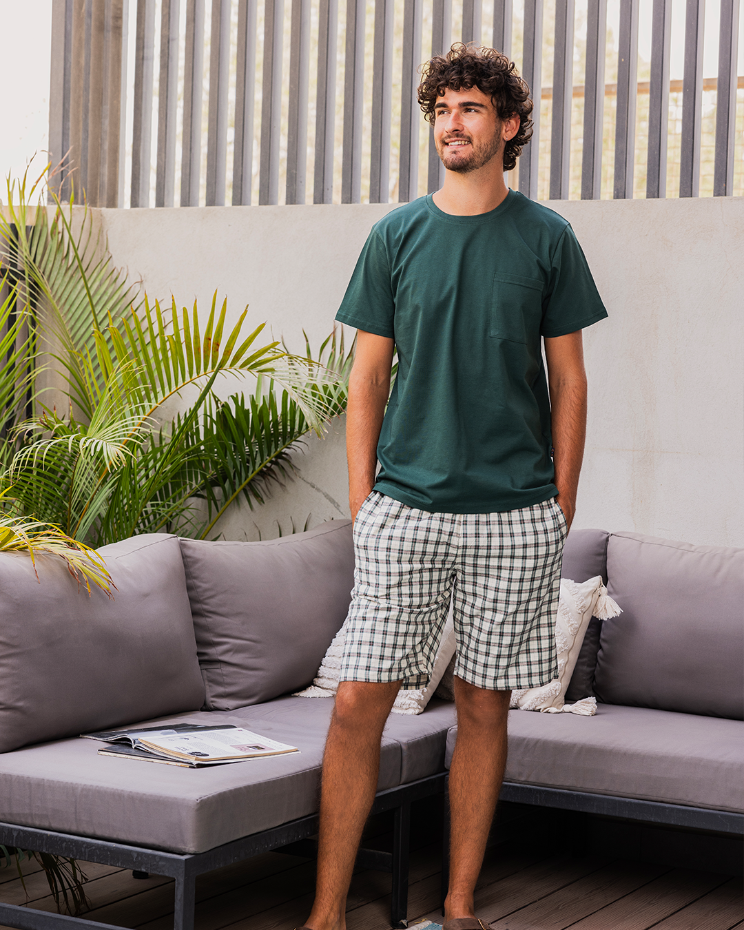Men's pajama shorts