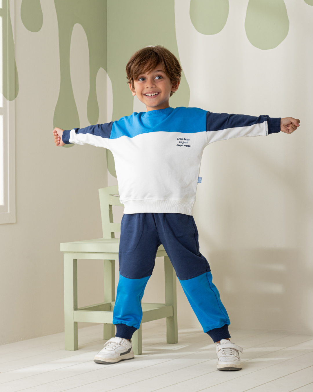 Super Heros Boys' pajamas, cotton sweatshirt and pants