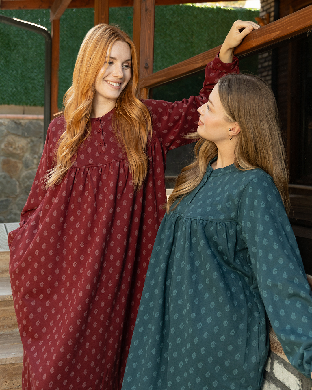 Paisley women's jalabiya with sleeves