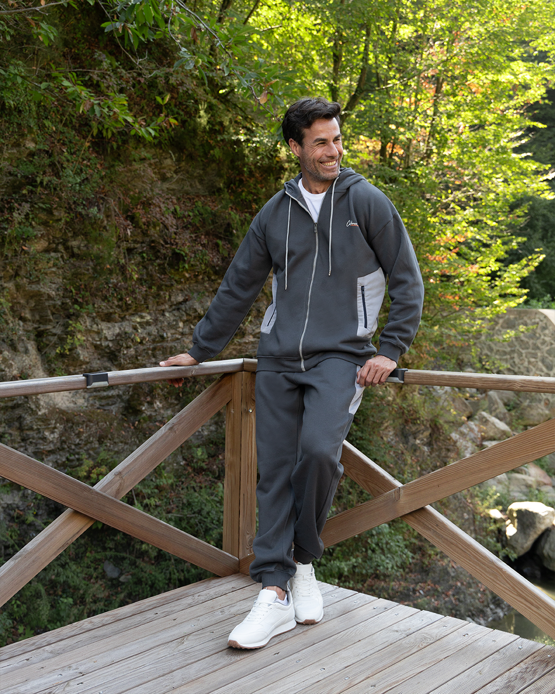 Self confidence Men's pajamas with sleeves and trousers