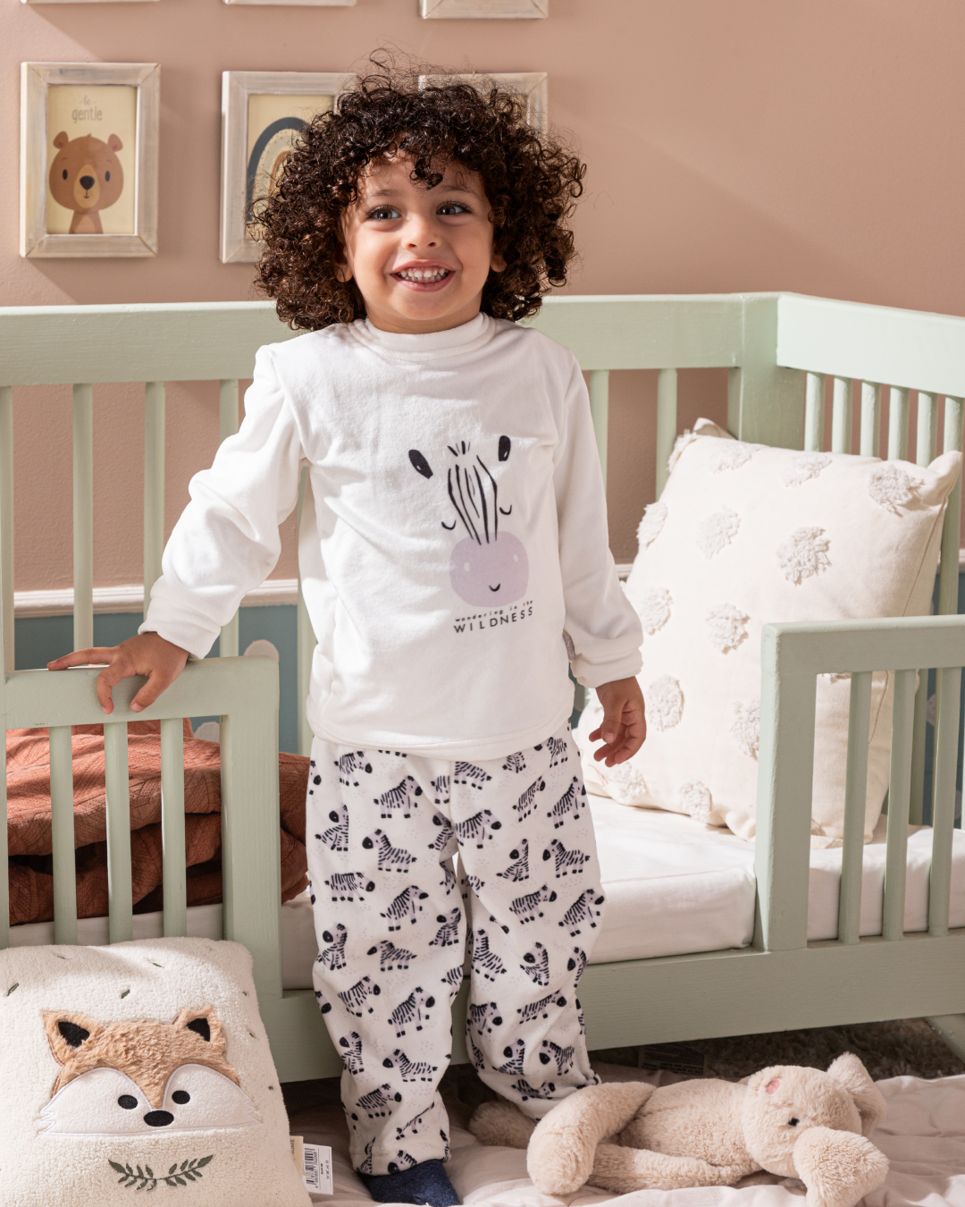 Wild Zebra Boys' Long Sleeve Pajamas