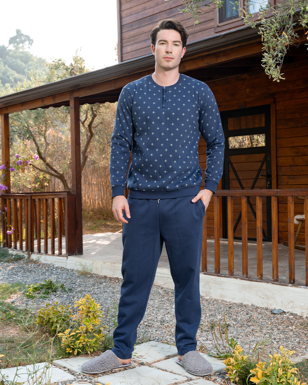 The mentalist men's pajamas with sleeves and pants