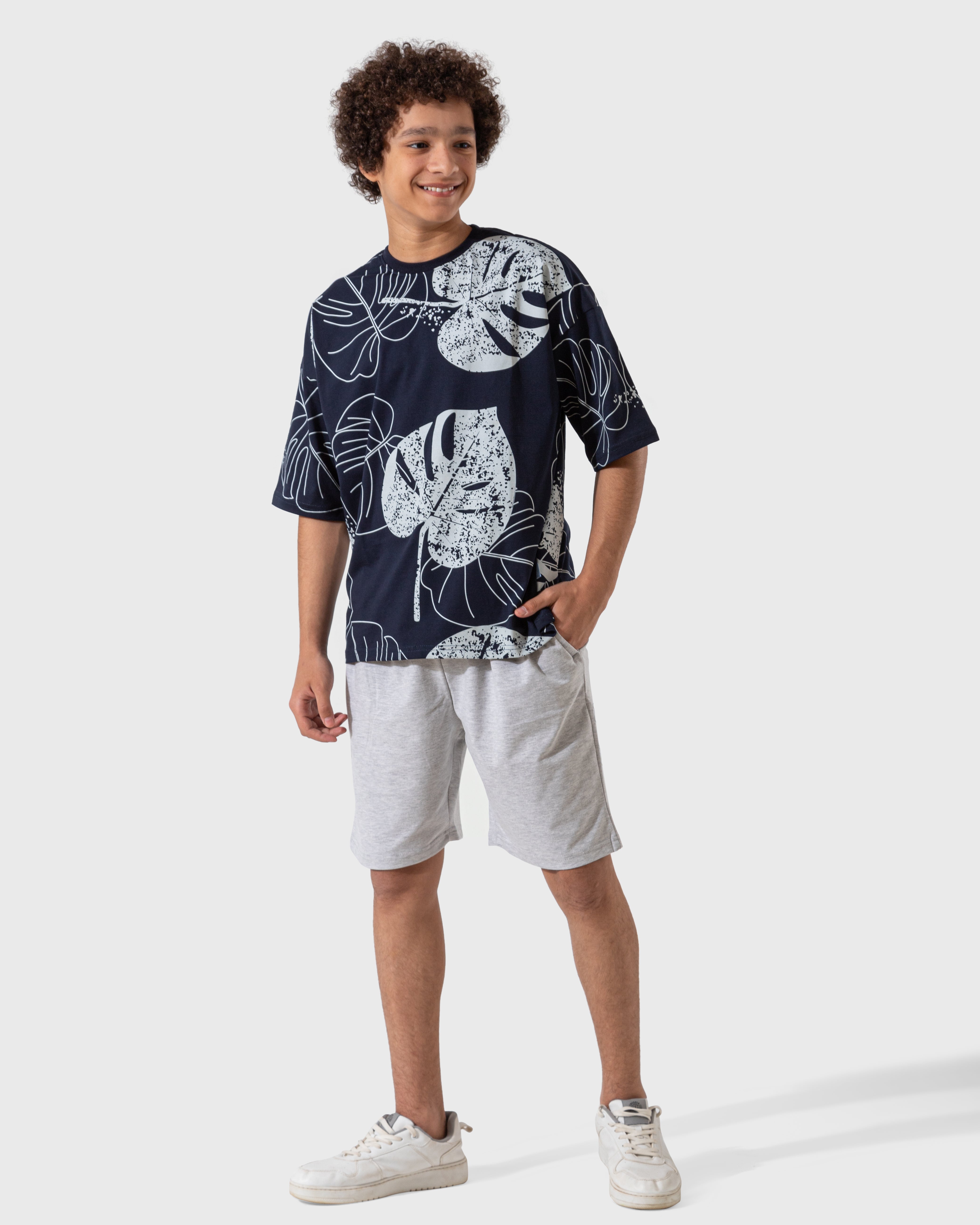 Big Tropical Leaves My children's pajamas, half sleeve