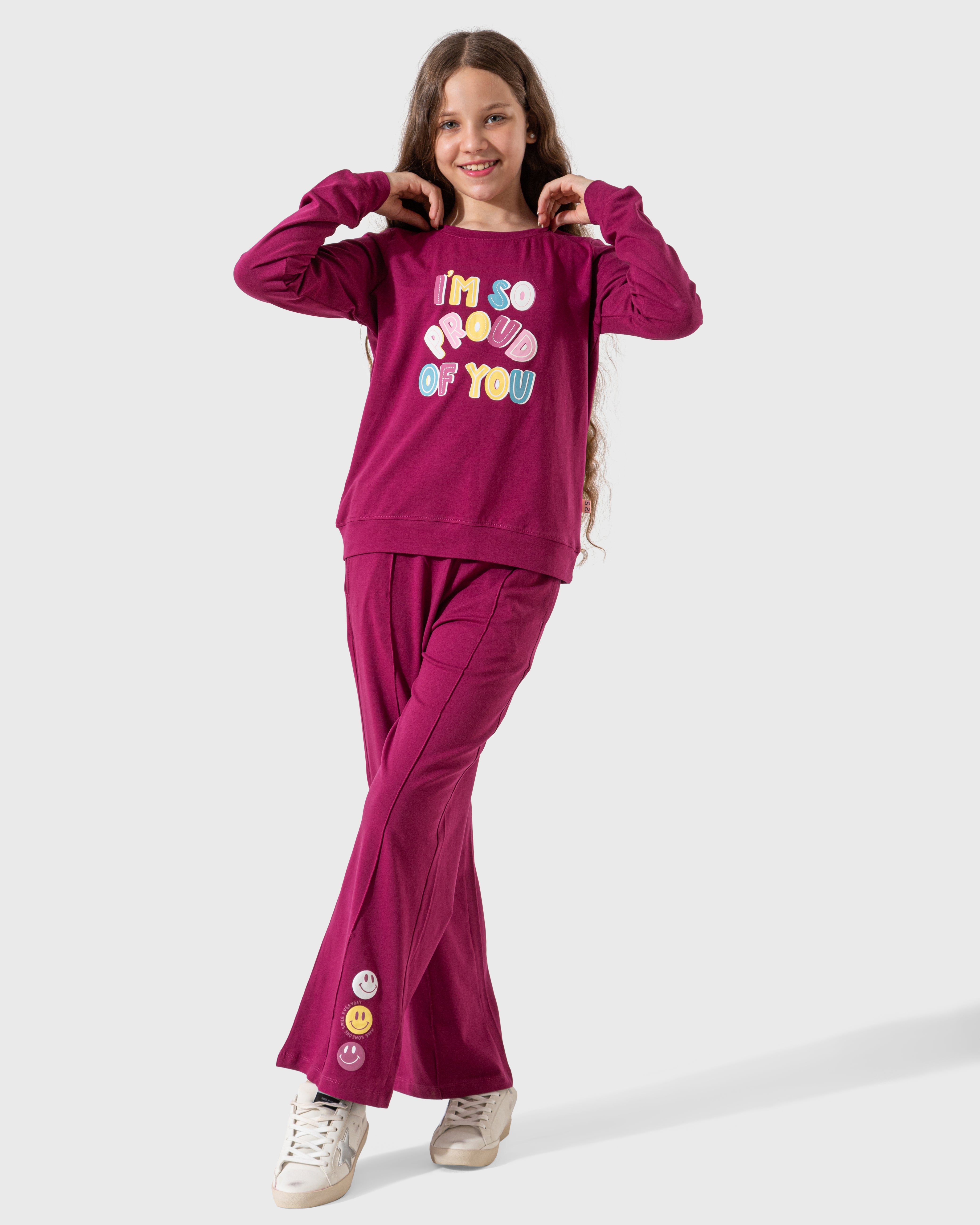 iam so proud of you girls long sleeve pajamas and pants