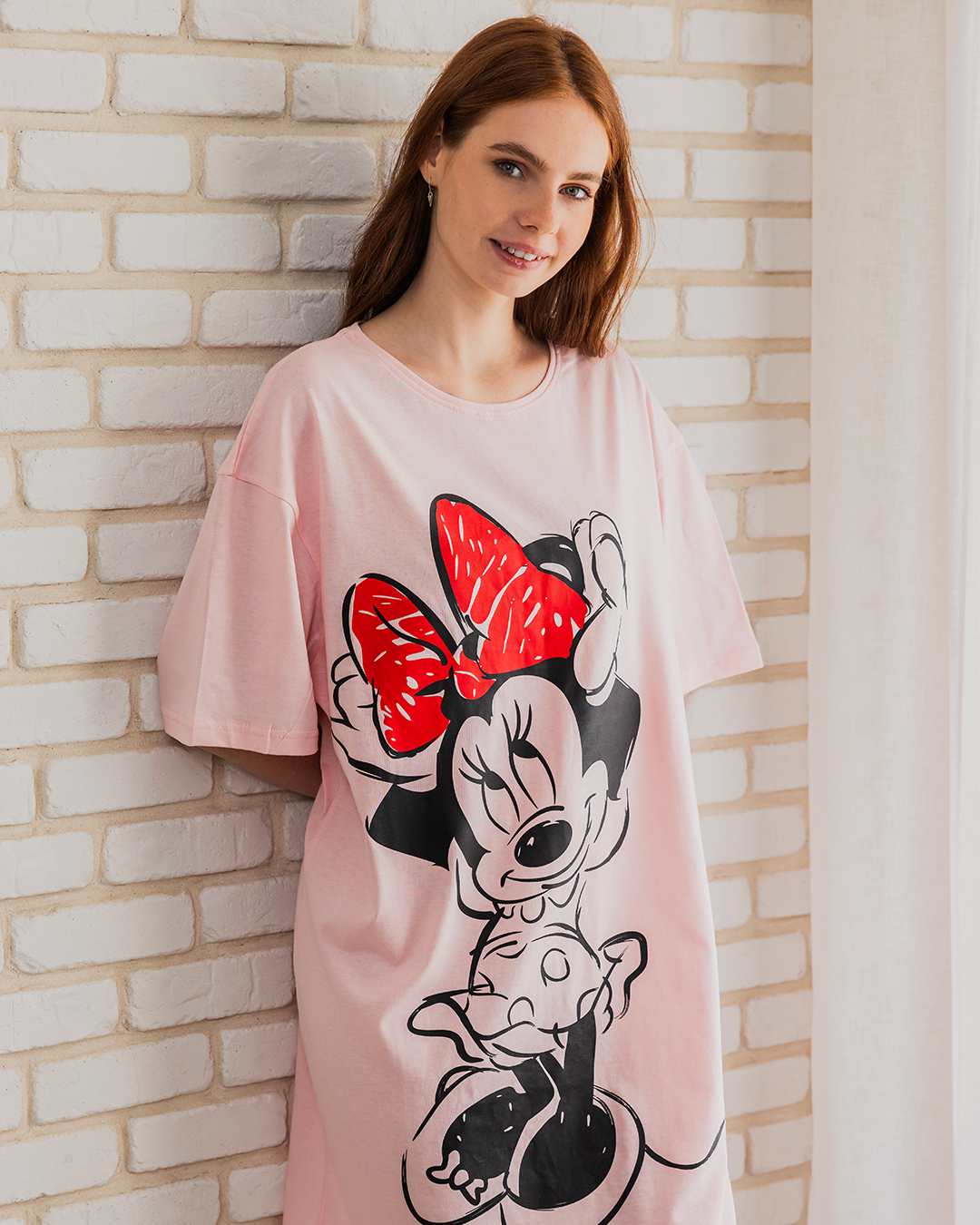 MINNIE نايت شيرت حريمي نص كم قصير