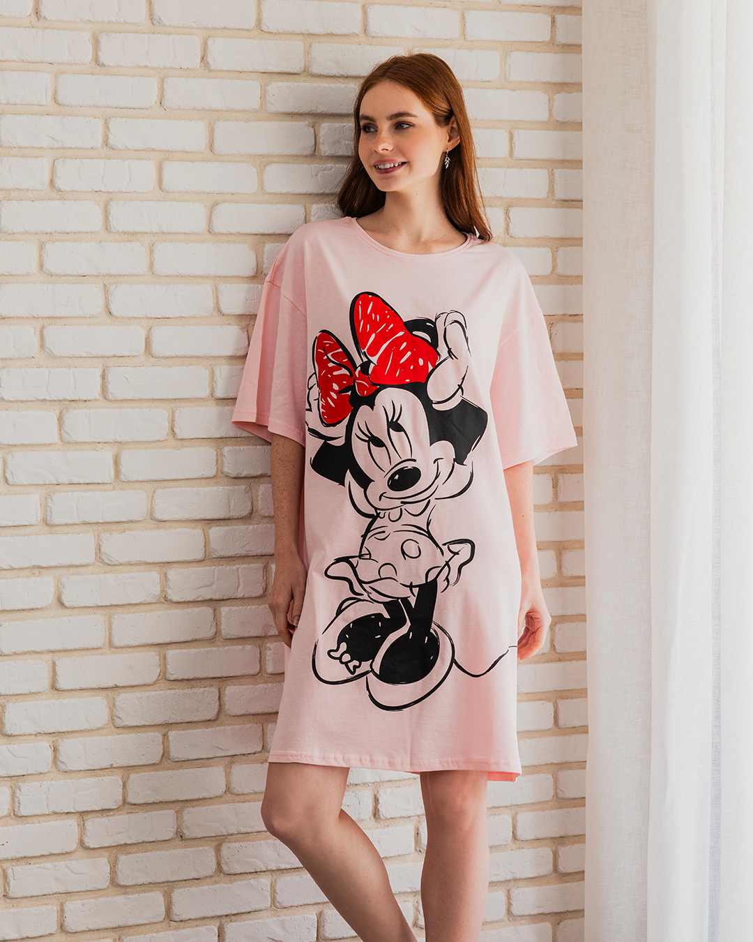 MINNIE نايت شيرت حريمي نص كم قصير