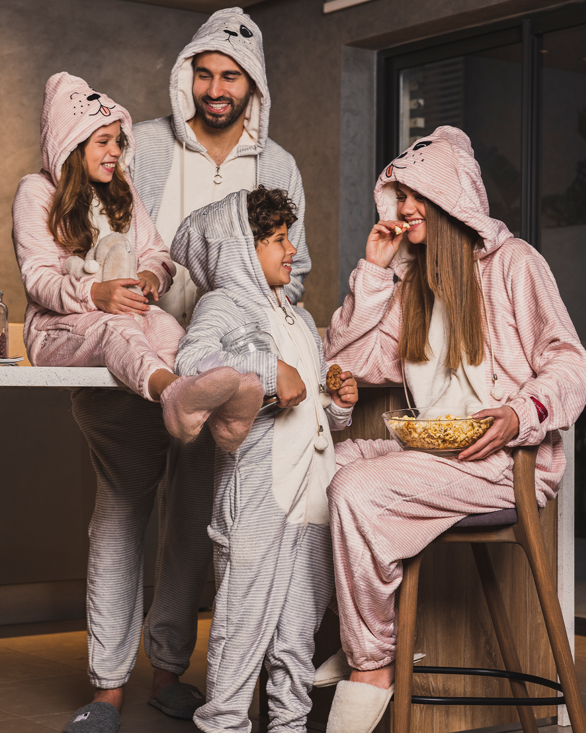 Striped Pink Women Onesie