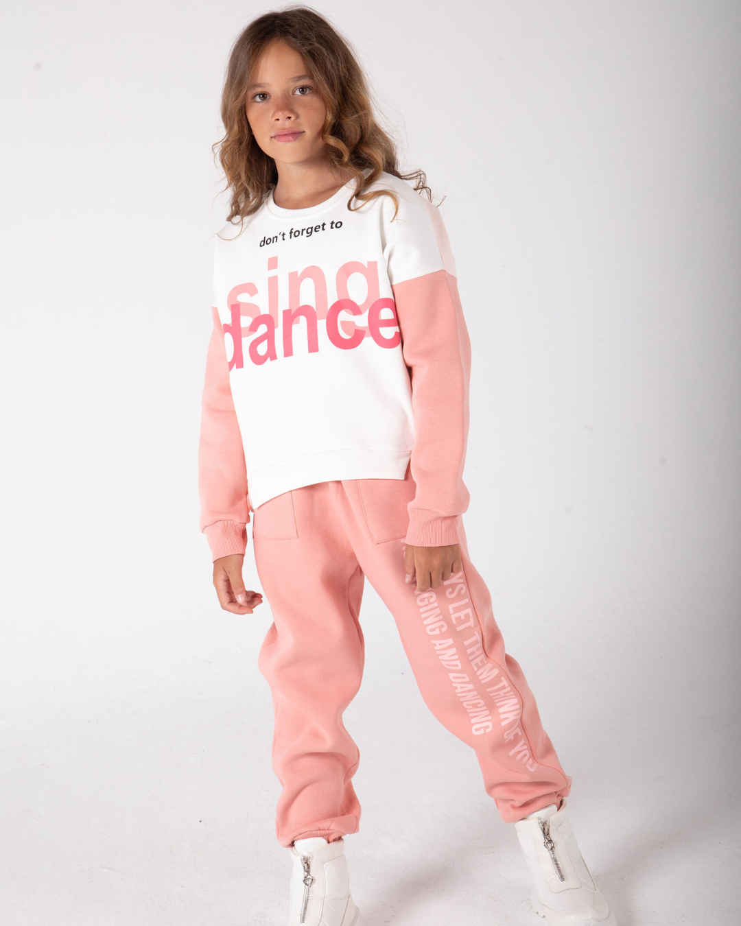 Don't forget to dance. Girls' pajamas