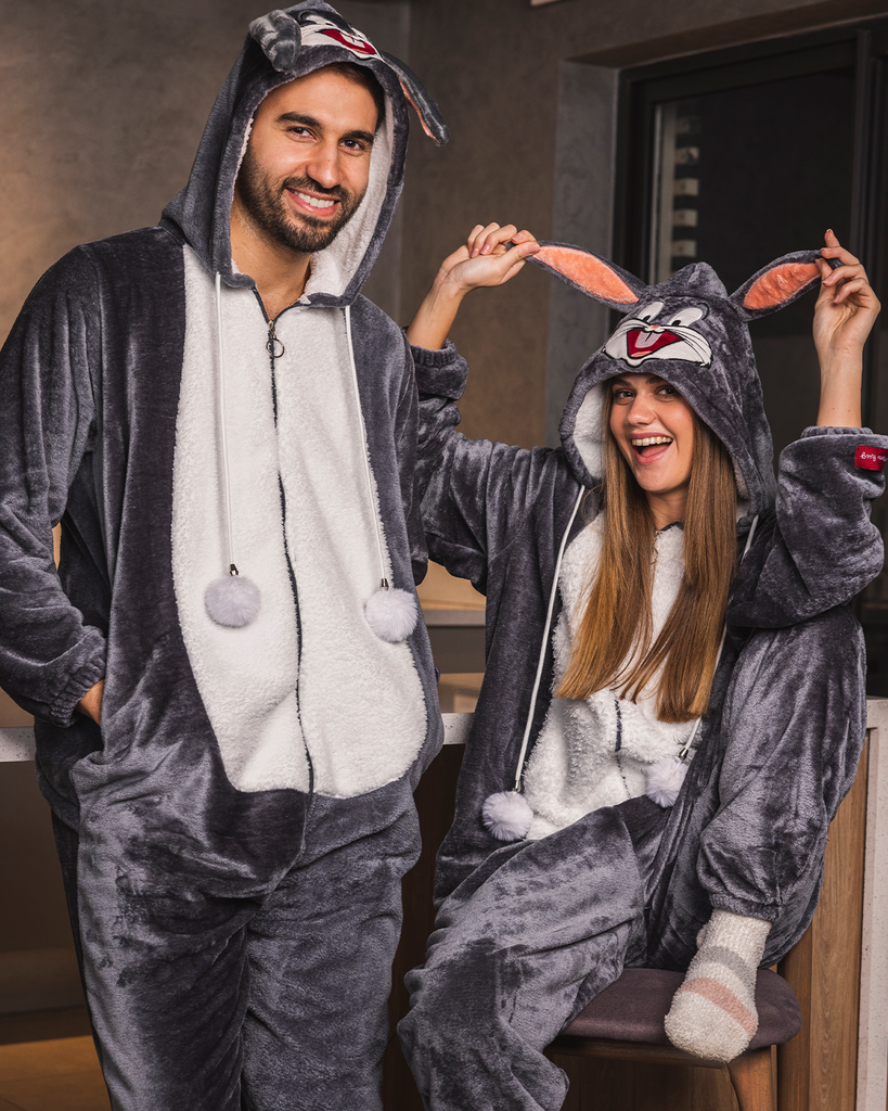 Bugs Bunny Jumpsuit Men's and Women's Polar Jumpsuit with Cabochon Bug –  2segypt