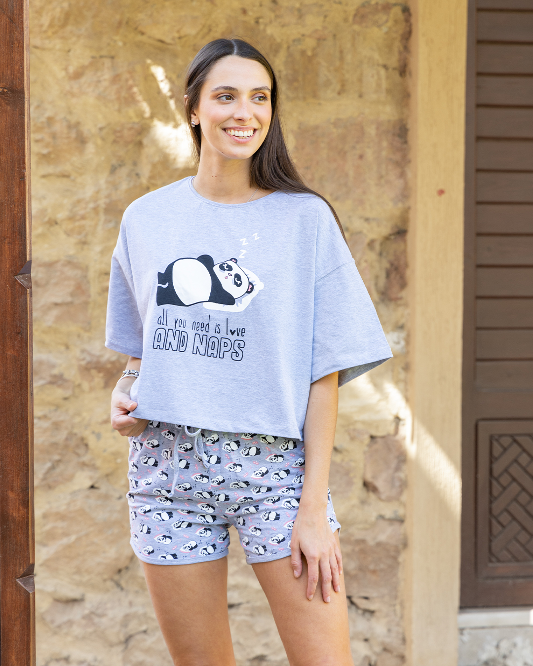 Pajamas for women over size panda
