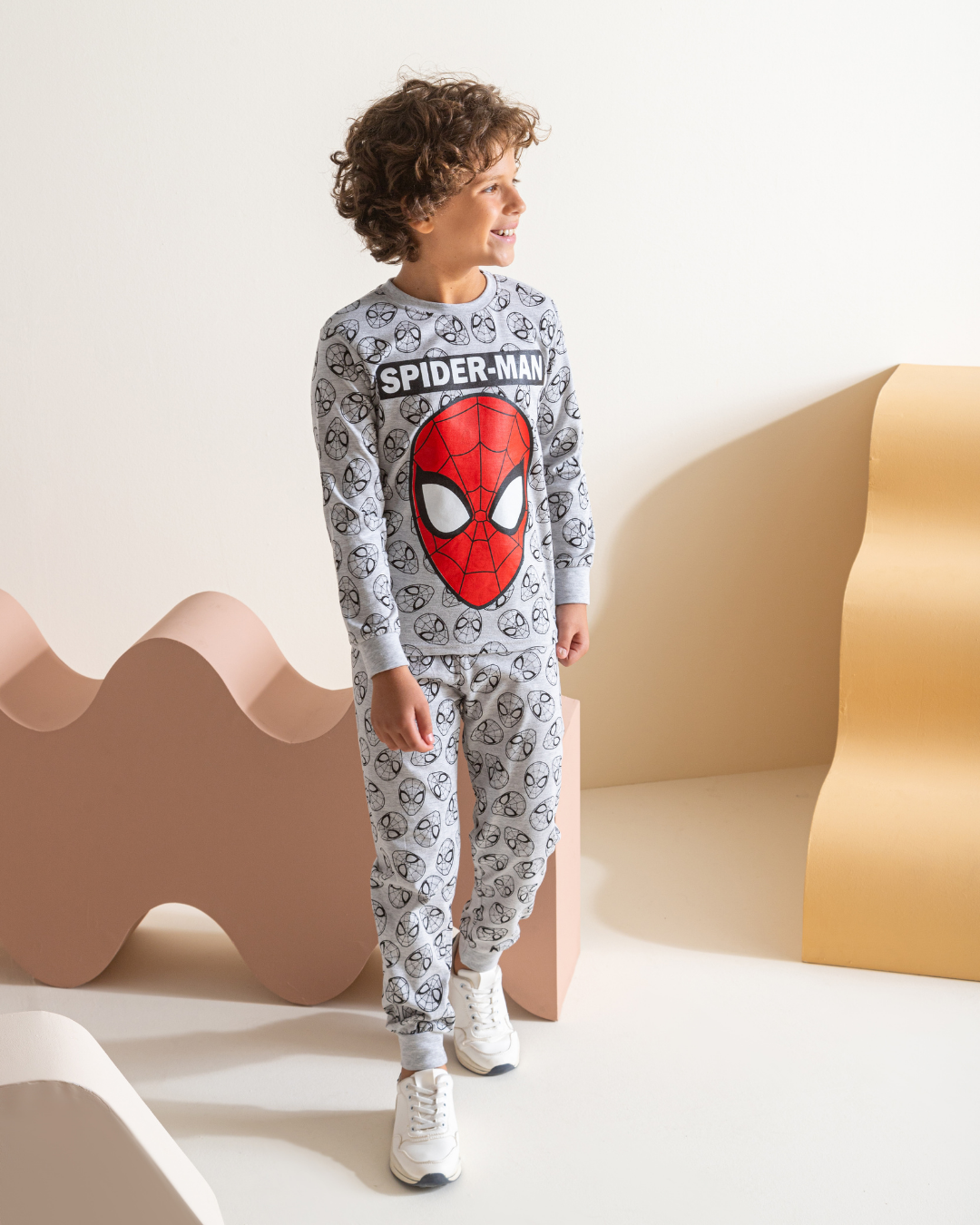 Spider-Man printed pajama pants