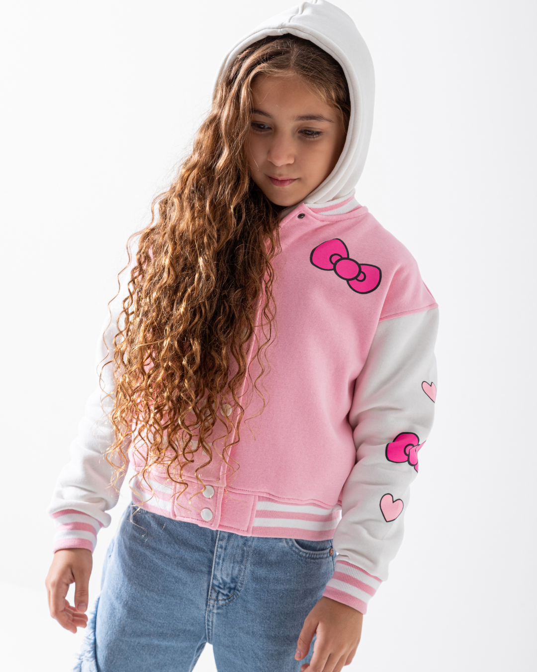 HELLO KITTY Baseball Sweatshirt