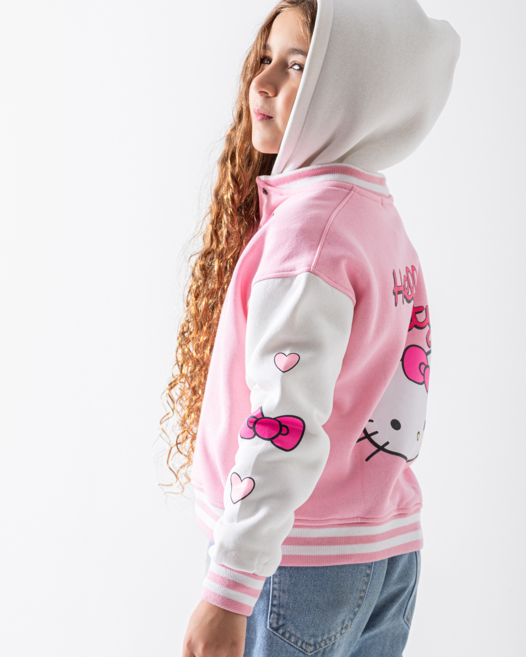 HELLO KITTY Baseball Sweatshirt