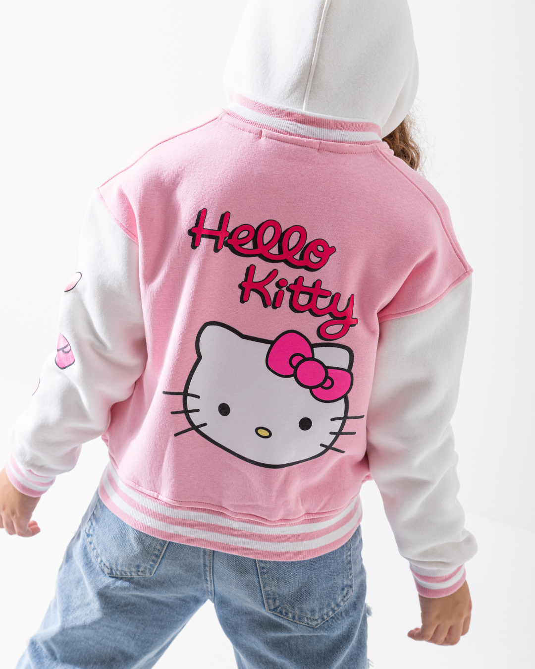 HELLO KITTY سويت تيشرت بيسبول