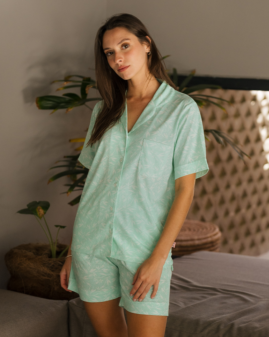 Flow lines Classic modal cotton pajamas for women