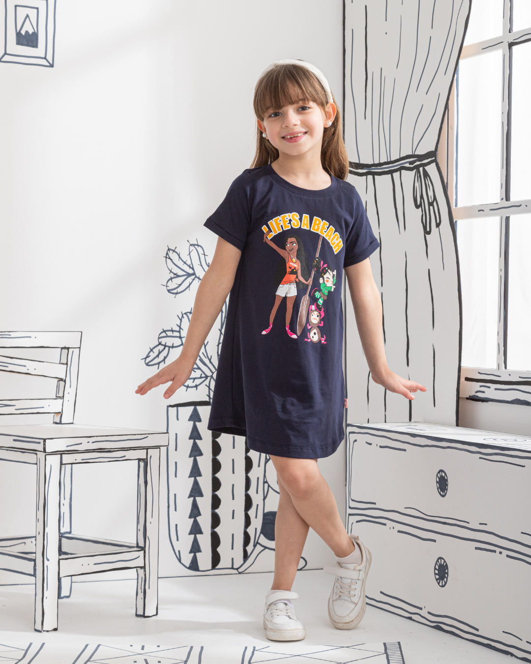 Lifs A Beach Baby Girls Disney Nightgown